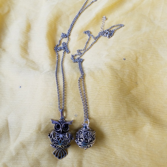 Pewter scented balls infused owl or ball - Picture 4 of 8